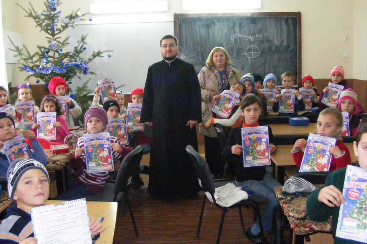 Concurs dedicat Crăciunului, la Şcoala Strunga