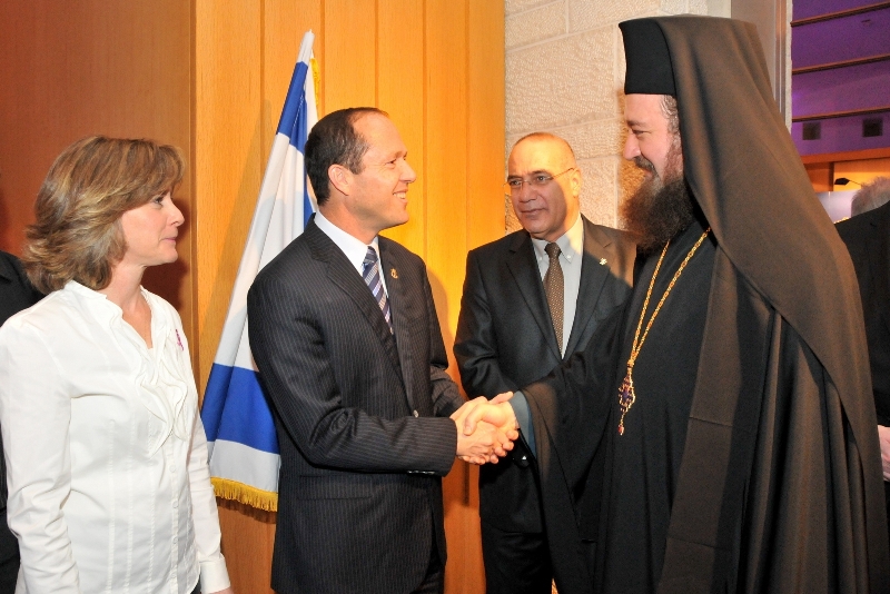 Reprezentantul Aşezămintelor Româneşti din Ţara Sfântă a particpat la recepţia organizată de Primăria Ierusalimului