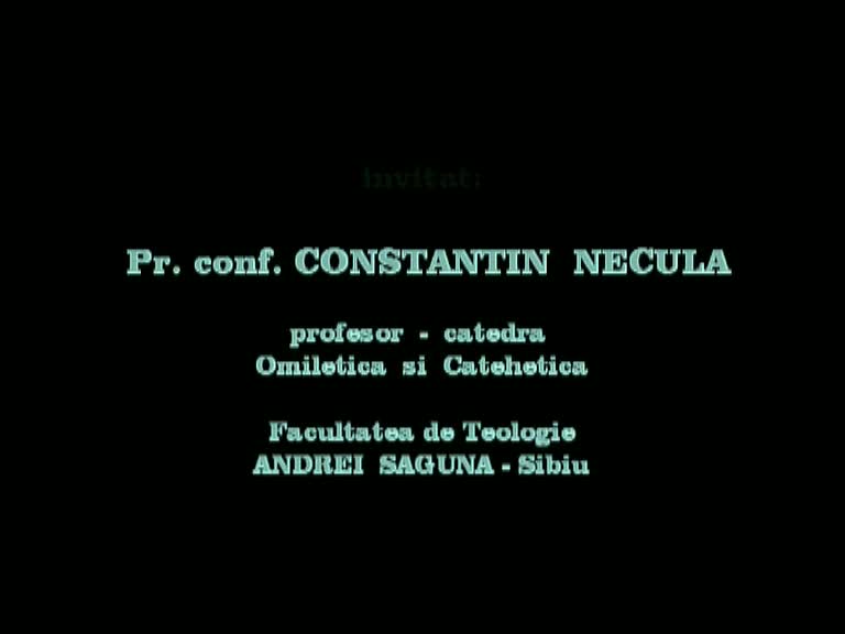 (Video) Pr. Constantin Necula – Postul – exercițiu de tinerețe in Hristos