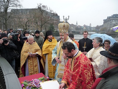 Binecuvântare pan-ortodoxă a apelor la Strasbourg
