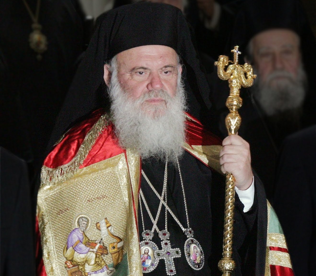 Vizita Arhiepiscopului Atenei la Arhimandritul Efrem de Vatoped