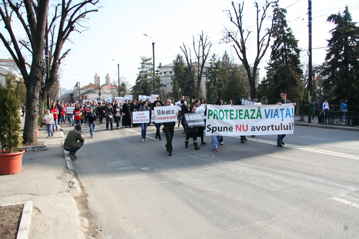 „Marşul pentru viaţă“, la Iaşi „Marşul pentru viaţă“, la Iaşi