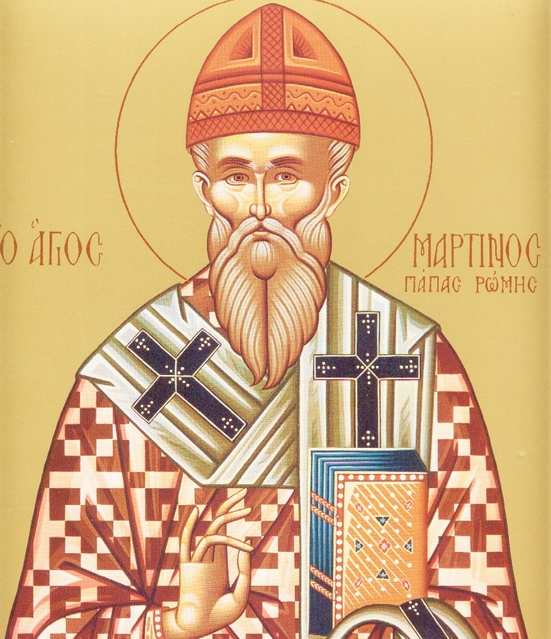 Viața Sfântului Ierarh Martin Mărturisitorul, Episcopul Romei