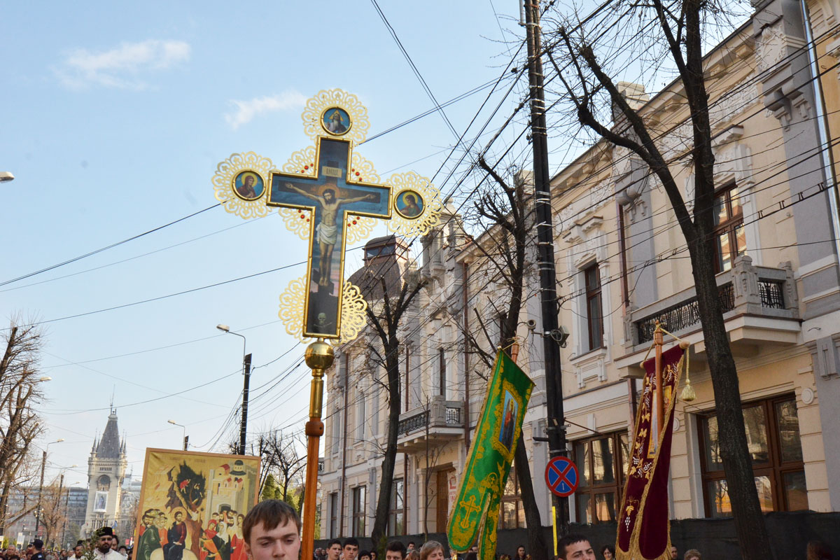 Procesiuni în ajunul Floriilor în Eparhia Iaşilor