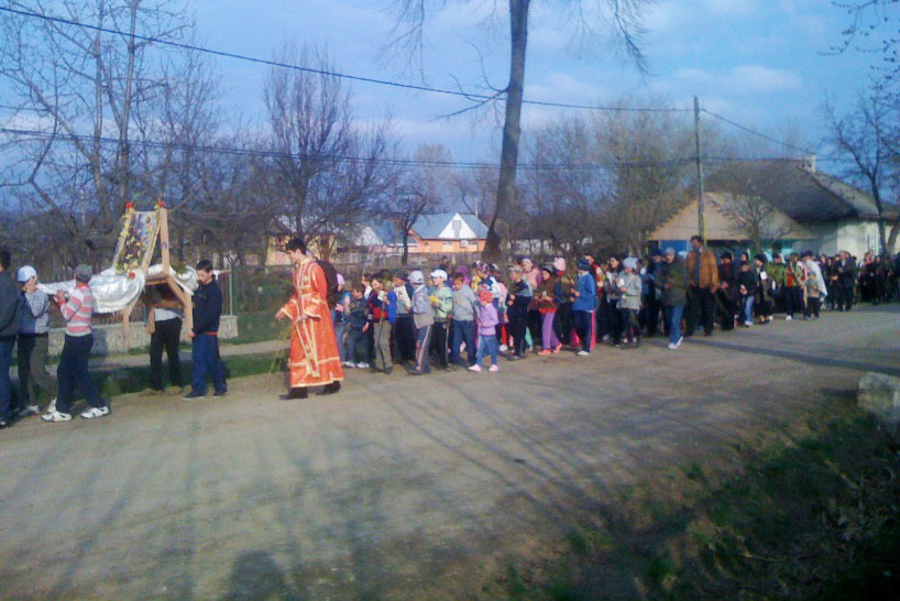 Procesiuni în ajunul Floriilor în Eparhia Iaşilor