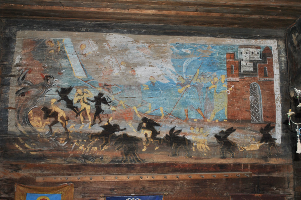 Tezaurul pictural al lăcaşului în lemn de la Horodnic de Sus