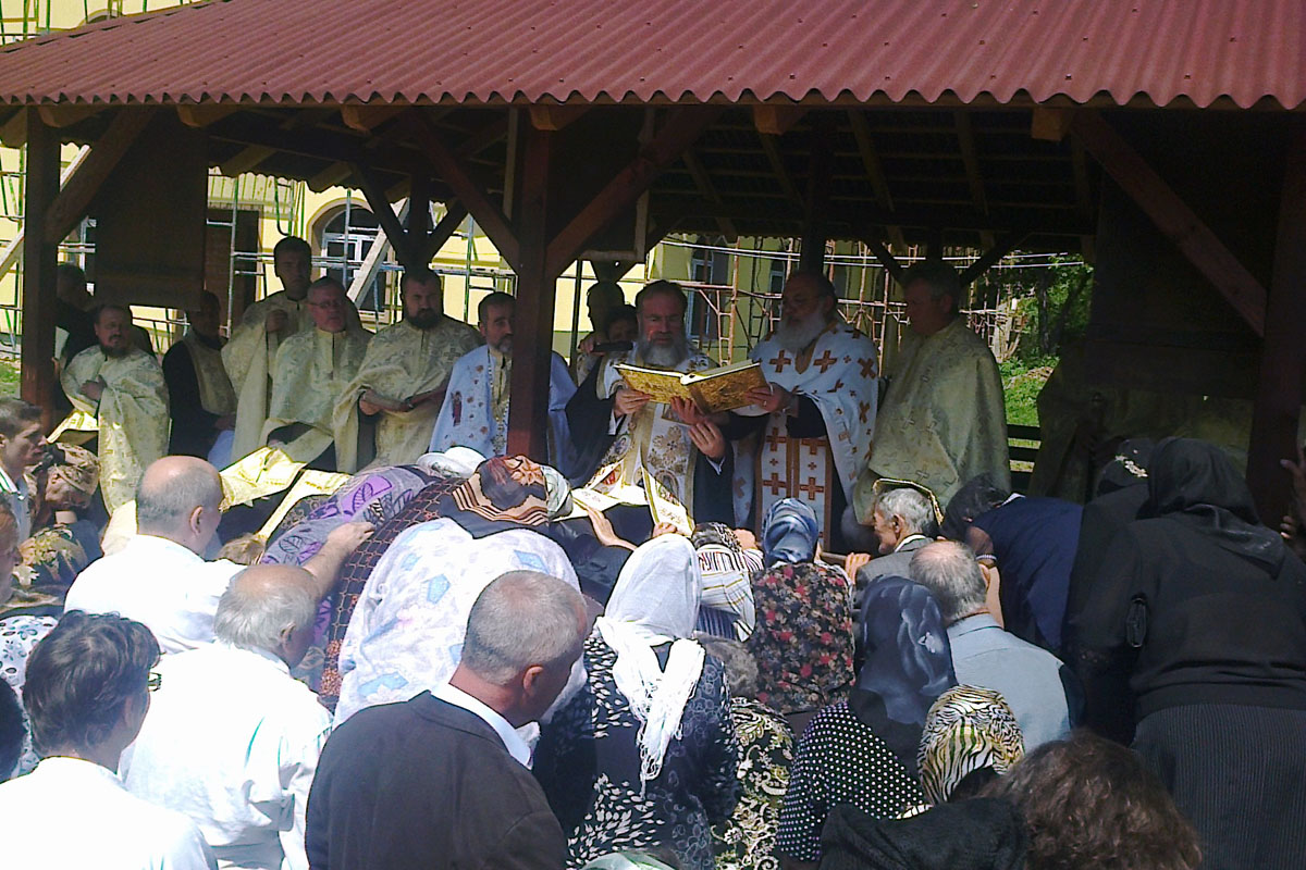 Rugăciune la începutul postului pentru bătrânii Aşezământului Hârja