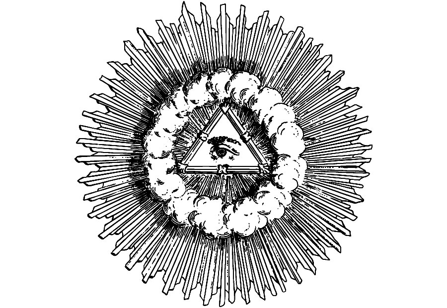 Image result for ochiul triunghi psaltire