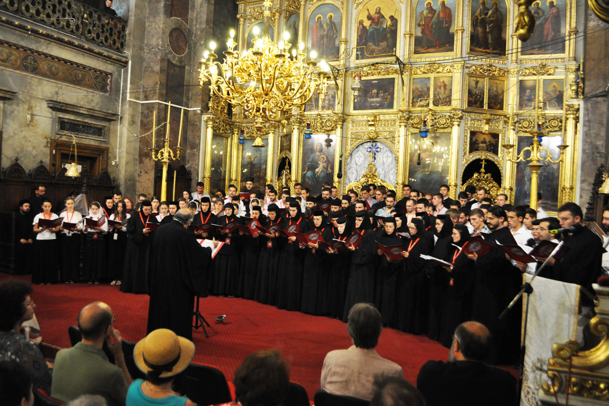 Concertul cursanţilor Masterclassului de Cânt Bizantin Oraşul cântului bizantin