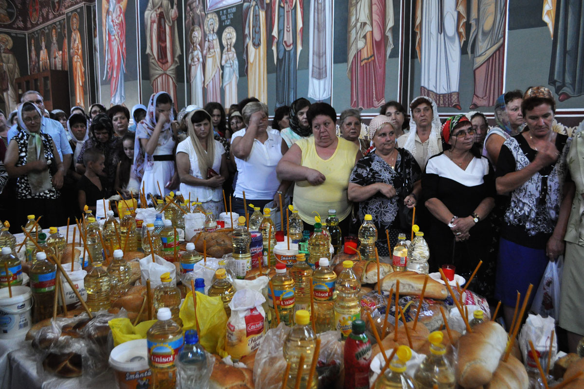 Slujbă misionară în parohia Şcheia