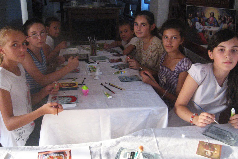 Cerc pe pictură în parohia Leţcani II