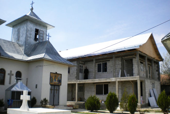 Binecuvântarea lucrărilor complexului parohiei Mesteacăn – Corni