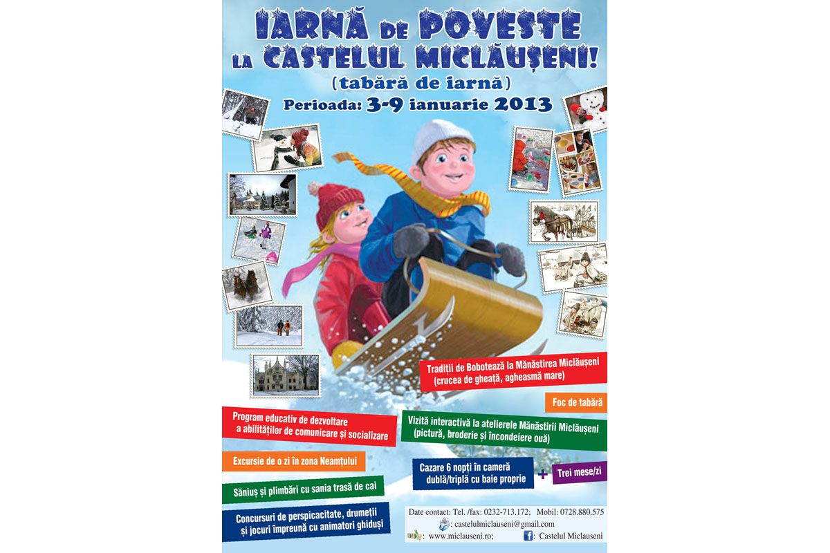 Tabără de iarnă pentru elevii claselor I-VIII