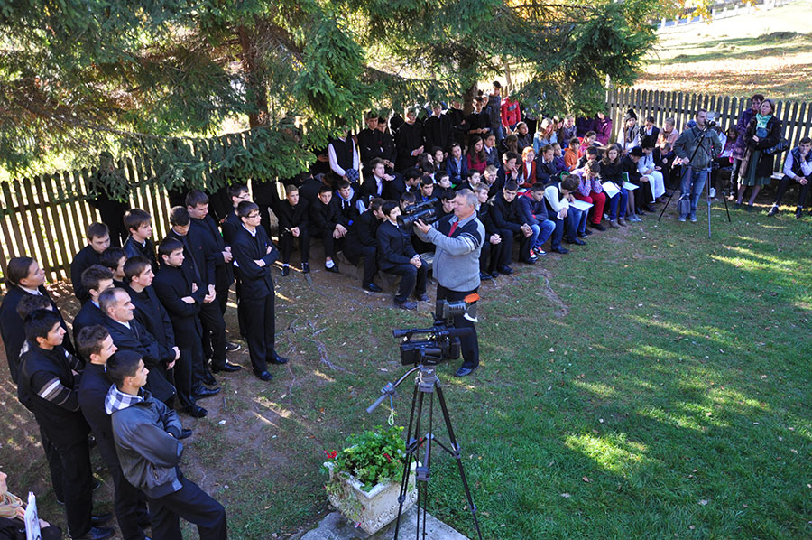 Mihail Sadoveanu, comemorat la Schitul Vovidenia