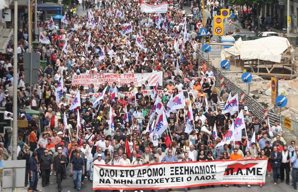 Greva instituţiilor media din Grecia