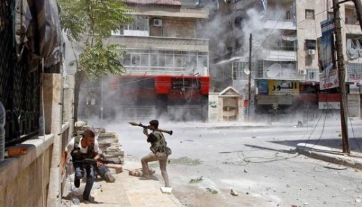 Şcoala ortodoxă din Alep bombardată