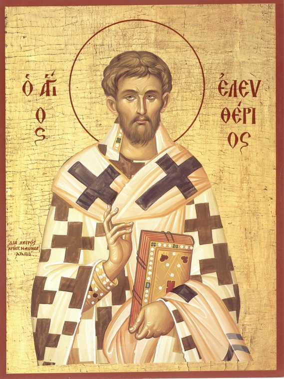 Viața Sfântului Sfințit Mucenic Elefterie, Episcopul Iliriei