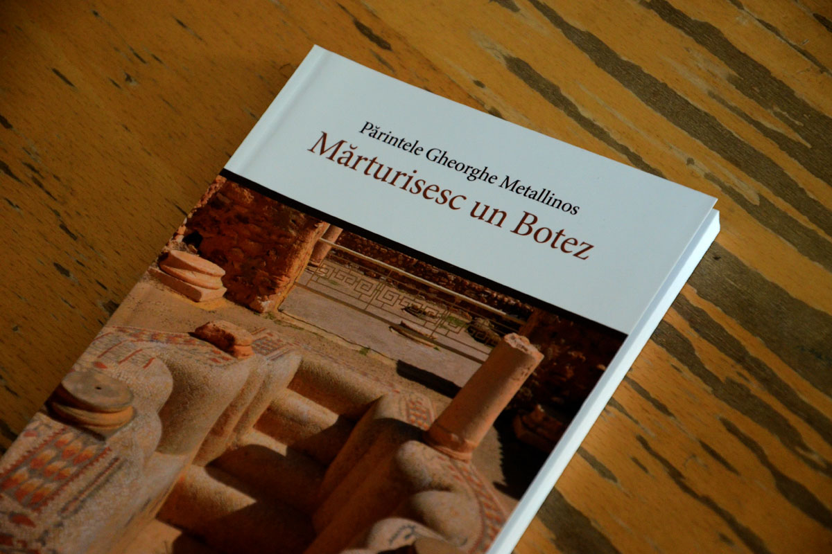 Tot ieri a avut loc, în prezenţa autorului, lansarea cărţii „Mărturisesc un botez“ a pr. prof. Georgios Metallinos Pr. prof. Georgios Metallinos şi prof. Dimitrios Tselengidis au conferenţiat la Iaşi