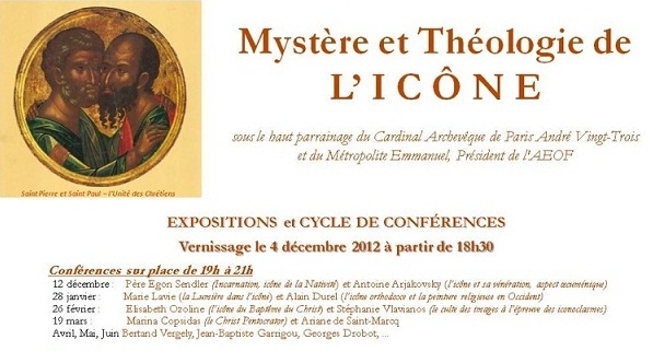 Expoziția „Taina și teologia icoanei” la Paris