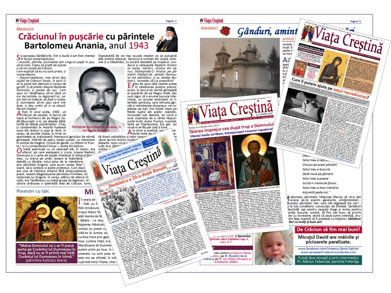 Misiune prin „Viaţa creştină“ în parohia Poeniţa