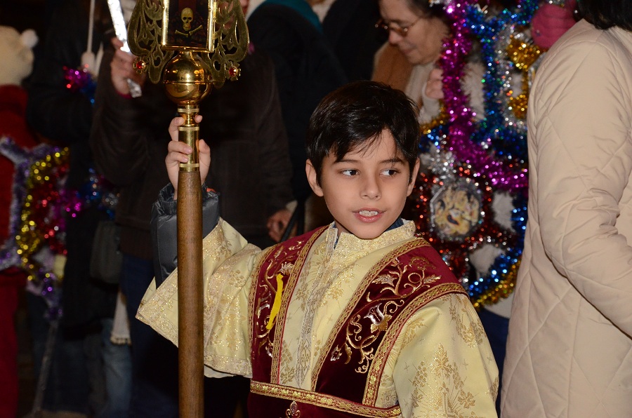 200 de copii au colindat la Catedrala mitropolitană din Iaşi