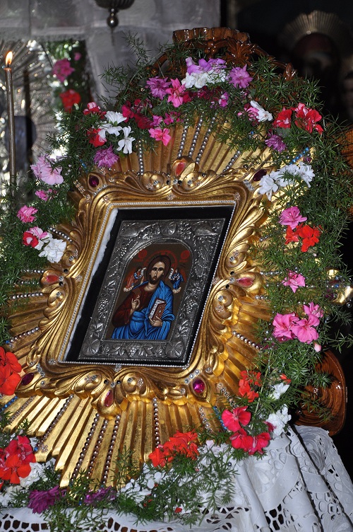 Slujbă în sobor la parohia Filioara, comuna Agapia