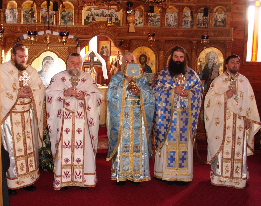 Hram la Mănăstirea „Sfântul Daniil Sihastrul“ din Putna