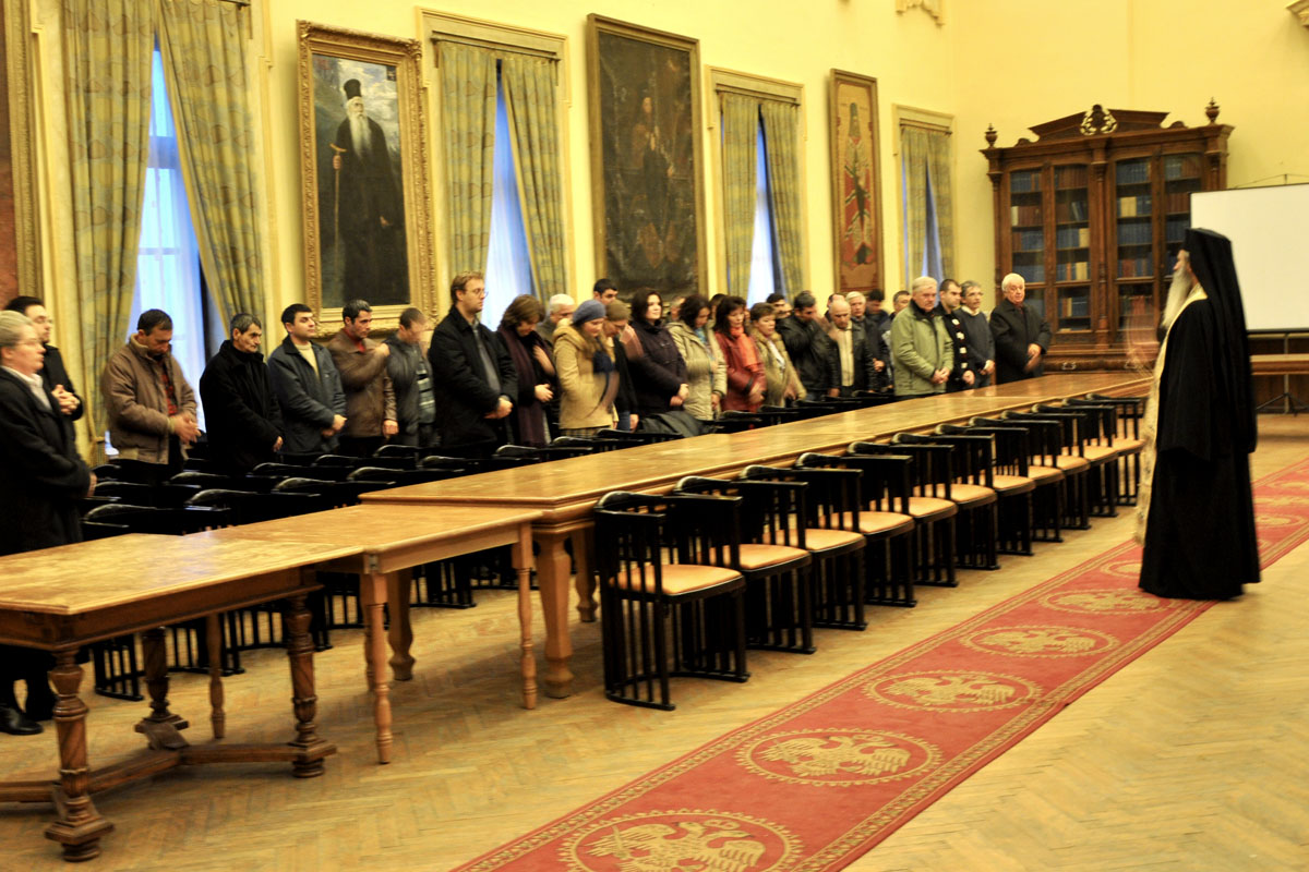 Slujba Aghezmei pentru angajaţii Centrului eparhial Iaşi