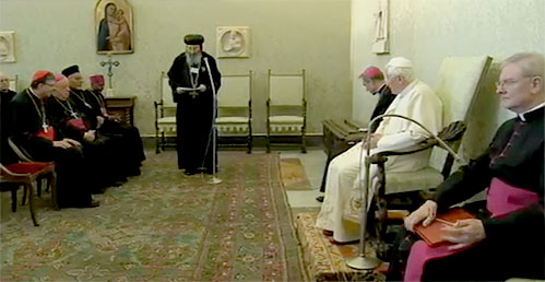 Întâlnirea dintre Papa Benedict al XVI-lea şi Întâistătători ai Bisericilor orientale