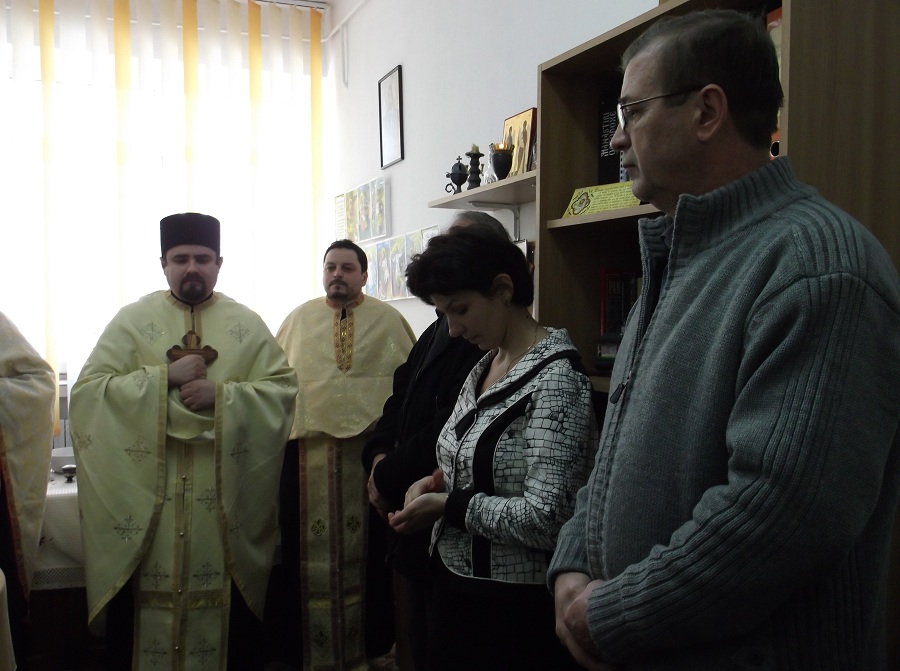 Slujbă de sfinţire la Școala Gimnazială &quot;George Călinescu&quot; din Iaşi