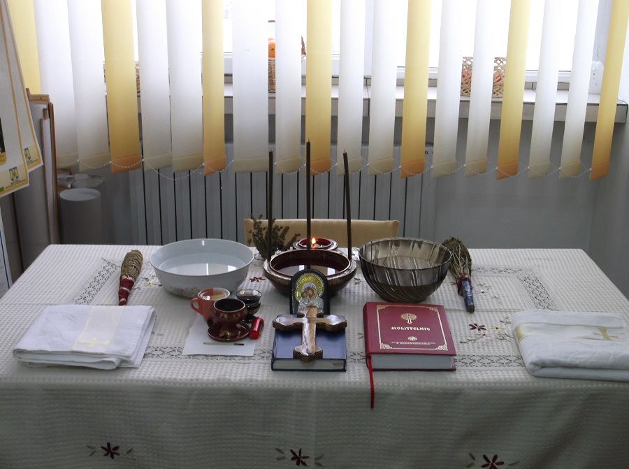 Slujbă de sfinţire la Școala Gimnazială &quot;George Călinescu&quot; din Iaşi