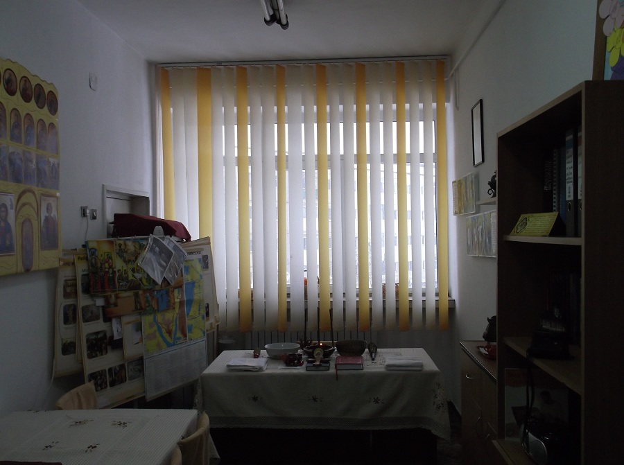 Slujbă de sfinţire la Școala Gimnazială &quot;George Călinescu&quot; din Iaşi