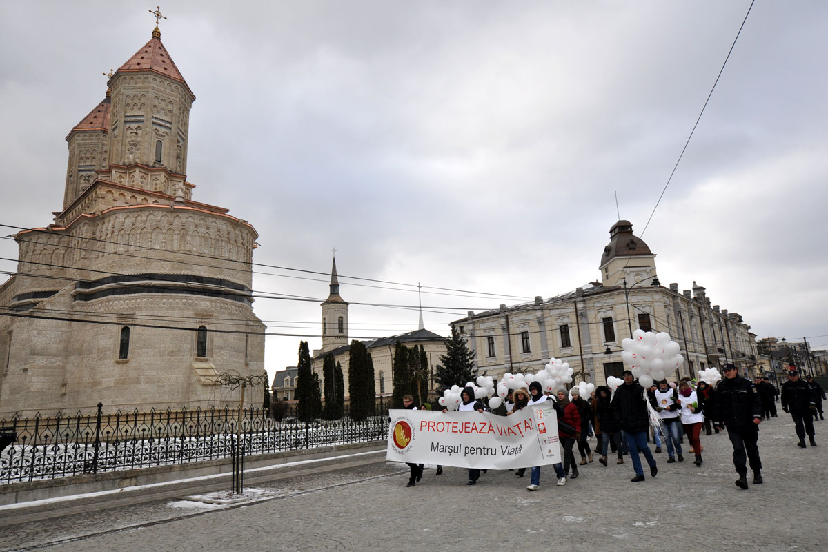 „Marş pentru viaţă“, la Iaşi