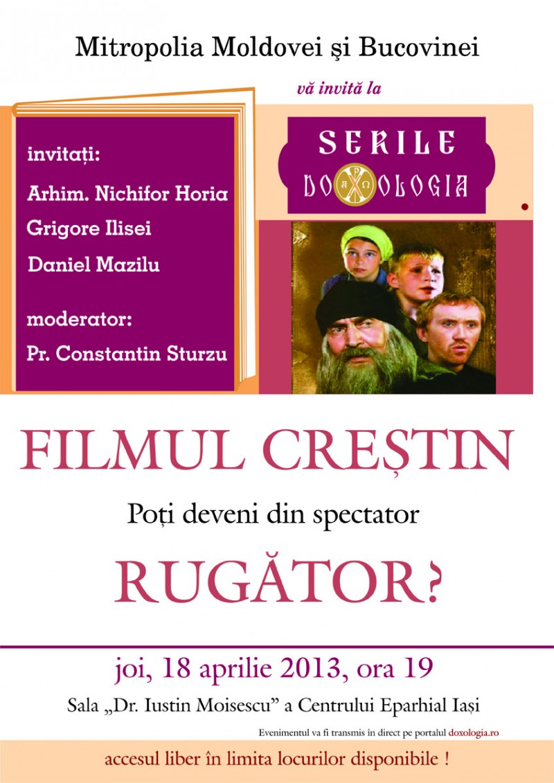 Filmul creştin, la „Serile Doxologia“