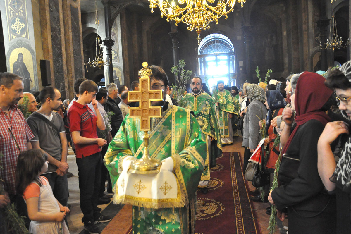 Duminica Floriilor la Catedrala mitropolitană din Iaşi