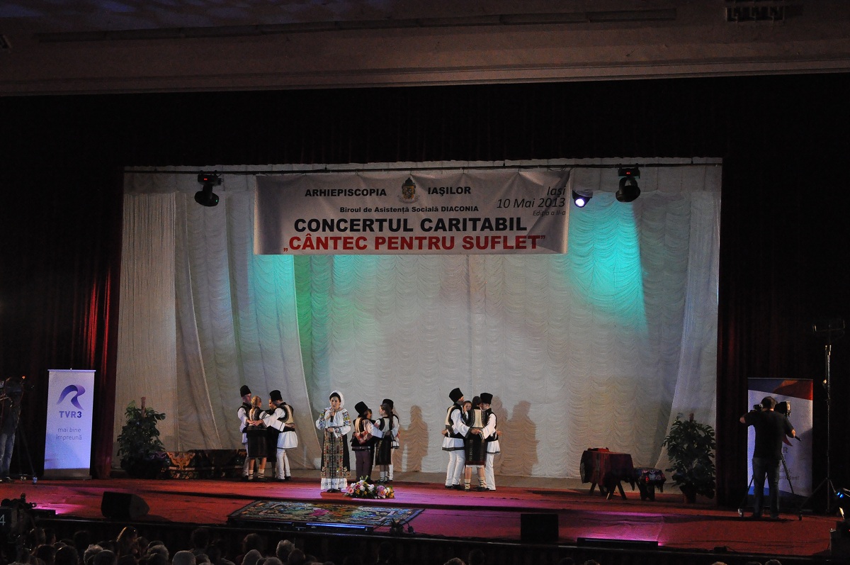 Spectacol caritabil &quot;pentru suflet&quot;, la Iaşi