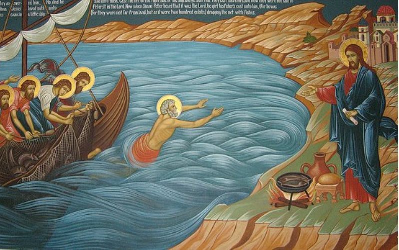 Râvna Apostolului Petru după Înviere