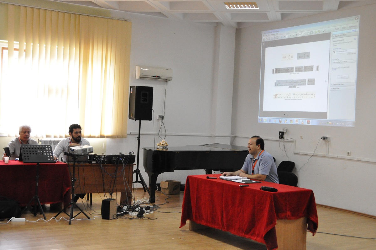 Cursuri în cadrul Masterclass-ului de Cânt Bizantin