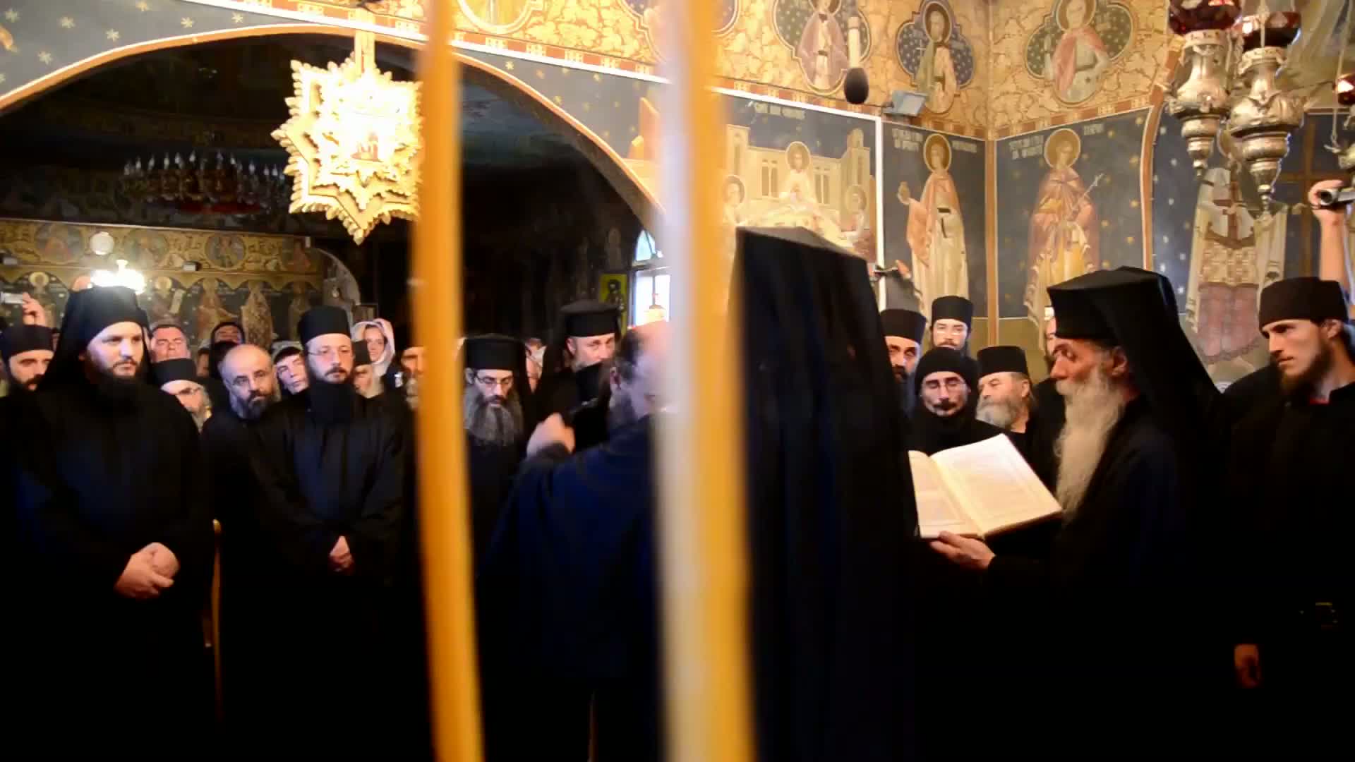 (Video) Hirotesia protosinghelului Hariton Negrea întru stareț al Mănăstirii Petru Vodă