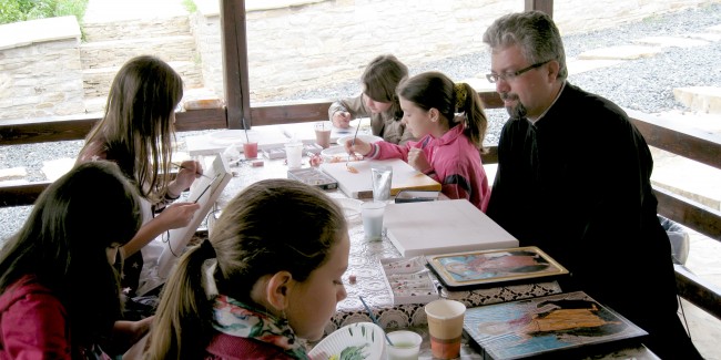 Tabăra de creaţie „Micii iconari”, în parohia Adâncata 2 Tabăra de creaţie „Micii iconari”, în parohia Adâncata 2