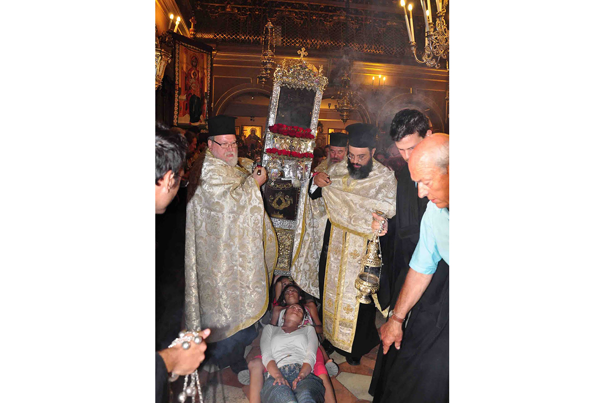 Pelerinaj cu moaștele Sfântului Spiridon în Corfu