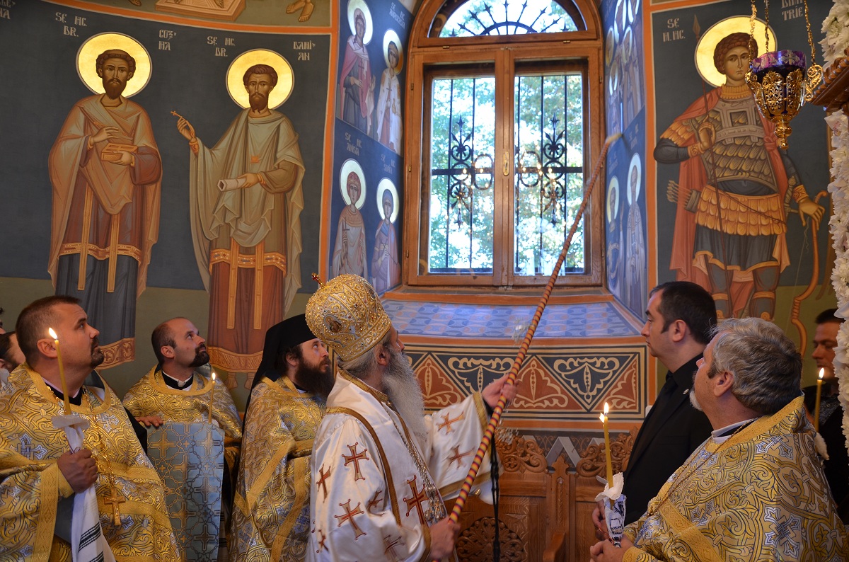 Biserica Mănăstirii Gorovei, resfințită de IPS Mitropolit Teofan
