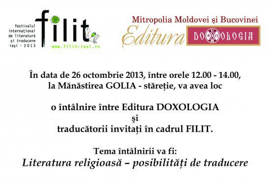 Literatura de spiritualitate ortodoxă - posibilităţi de traducere