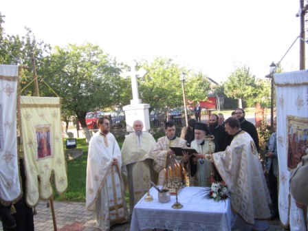 Binecuvântarea lucrărilor în Parohia Moțiori