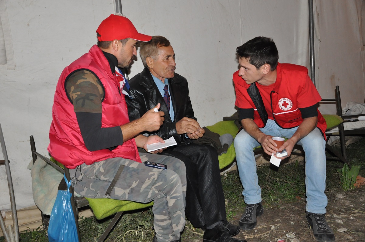 Crucea Roşie, în slujba pelerinilor