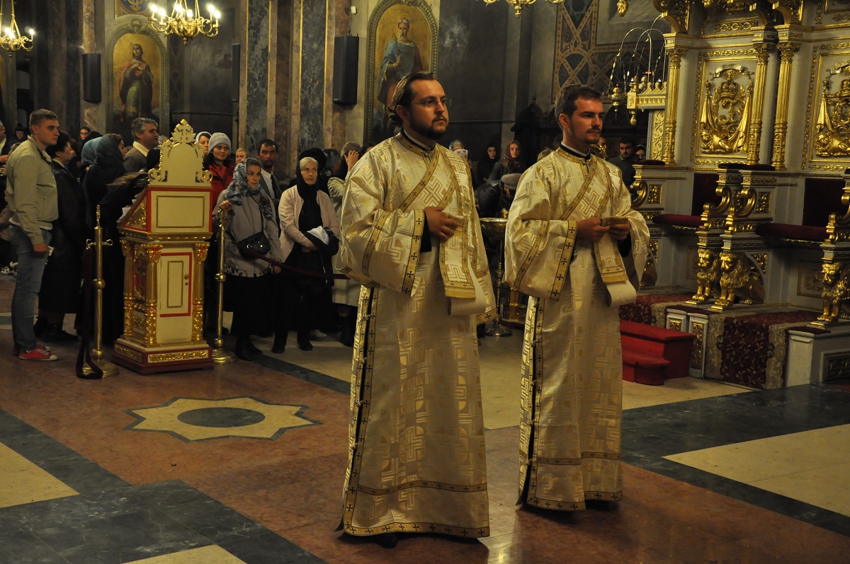 Priveghere la Catedrala mitropolitană din Iaşi