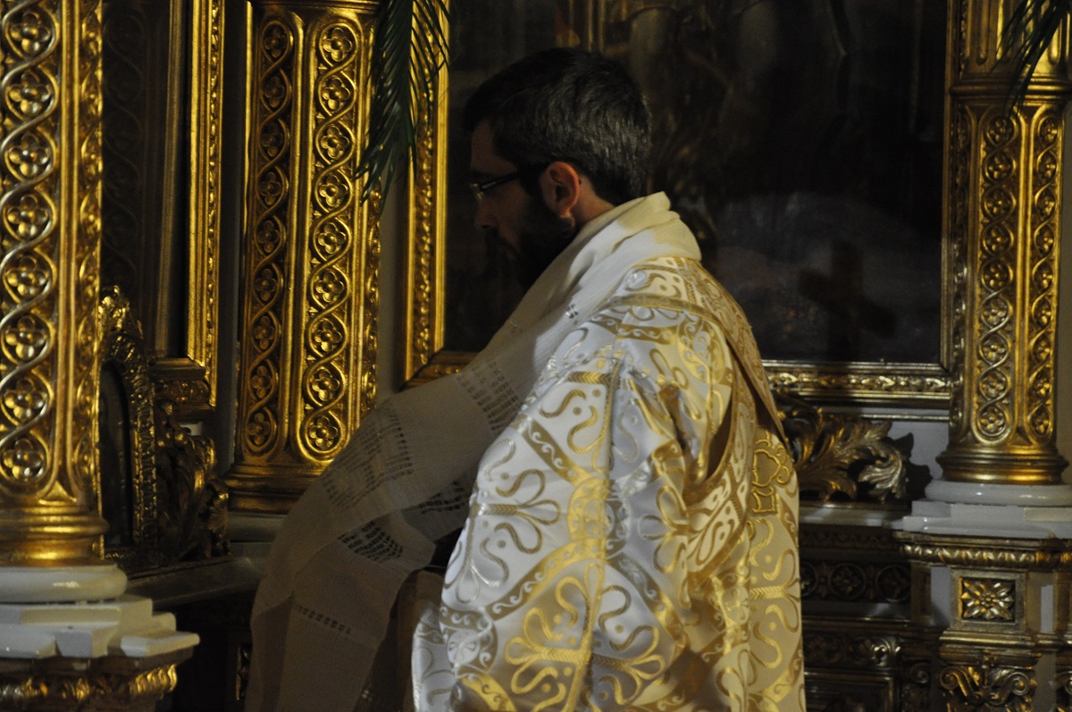 PS Calinic Botoşăneanul slujeşte Sfânta Liturghie la Catedrala mitropolitană din Iaşi