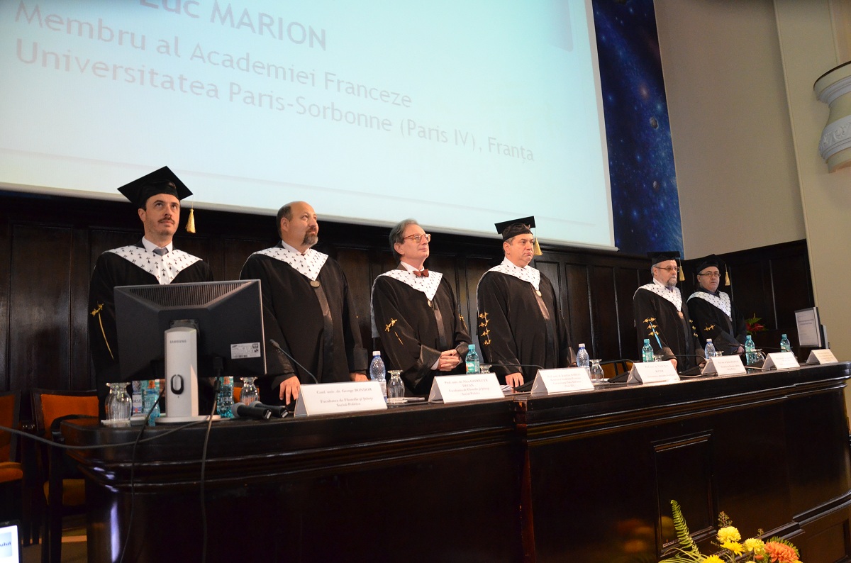 Jean-Luc Marion, „Doctor Honoris Causa” al Universității „Al. I. Cuza” din Iași