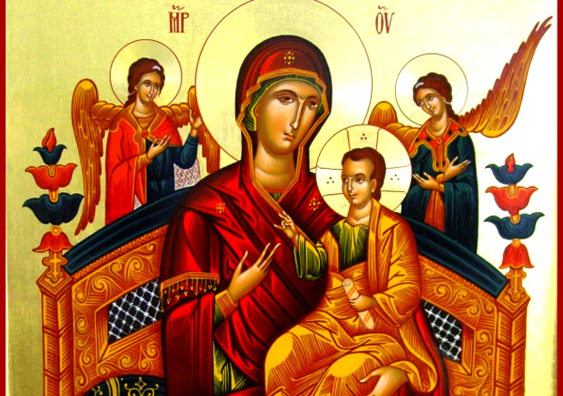 Frații certați împăcați de Maica Domnului