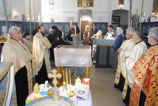 Taina Sfântului Maslu la Parohia Otlaca Pustă (Ungaria)